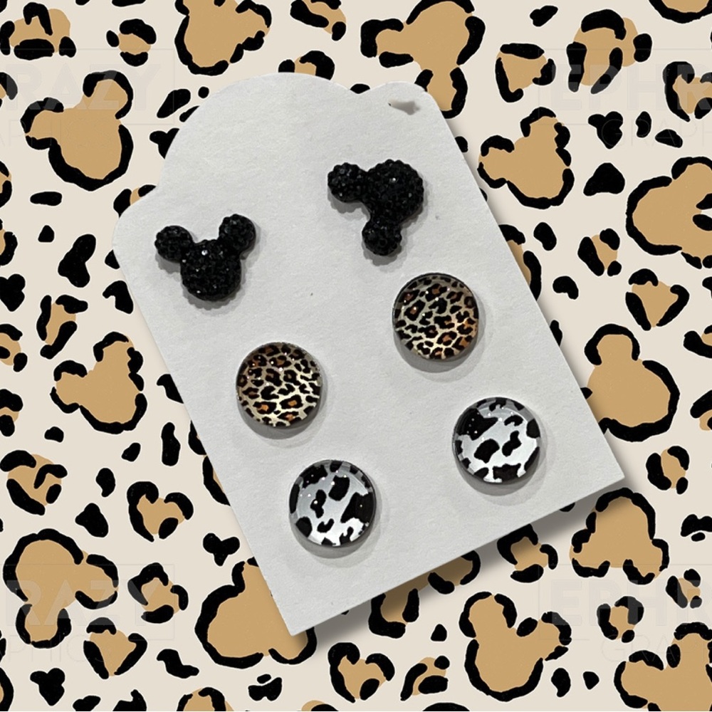Adorable 3 Pair Earring Set 🖤